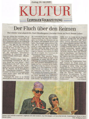 Artikel Leipziger Volkszeitung Juli 2009